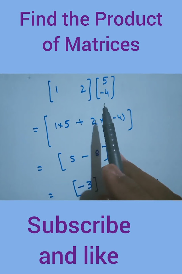 How you find the product of matrices.#products #matrices #part1# ...