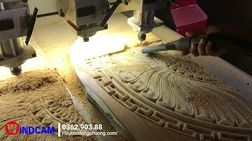 Máy CNC khắc gỗ 3D 4 đầu đục giá rẻ tại Vũng Tàu | 0362903888