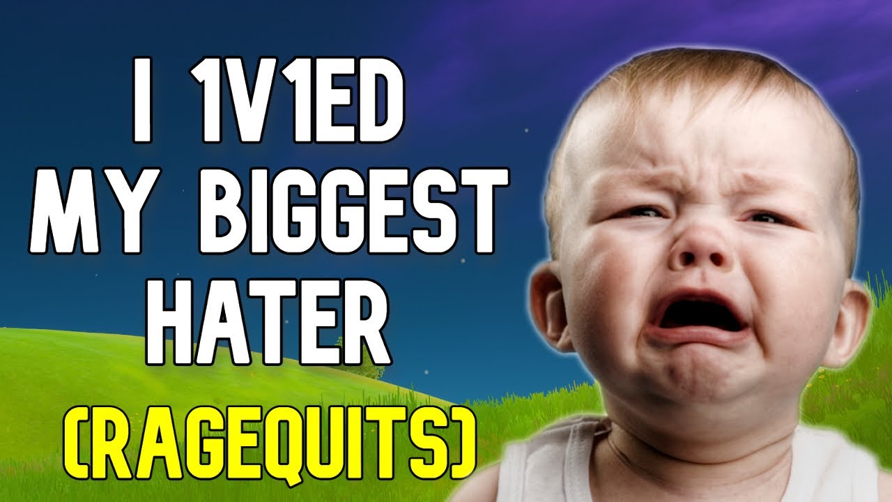 I 1V1ED My BIGGEST Hater HE RAGEQUITS YouTube I 1v1ed my biggest hater he ragequits youtube