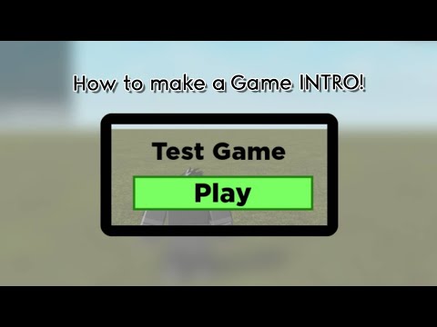 Roblox Studio How To Make An Intro Gui Youtube - make a roblox intro by magicrose37