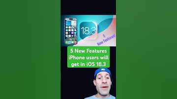 5 #new #features that #apple #iphone users will get in #ios 18.3! #ios18 #update