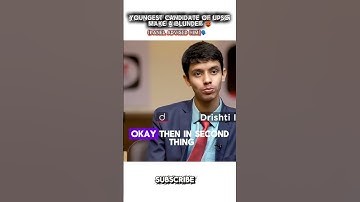 Mistake In UPSC Interview 🤬| UPSC Topper 2024| Dhritiraj Misra🏅|UPSC Mock Interview