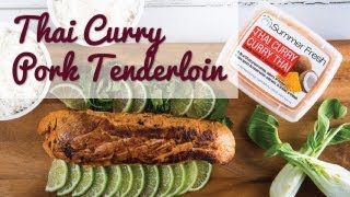 Summer Fresh Thai Curry Pork Tenderloin - The Hot Plate