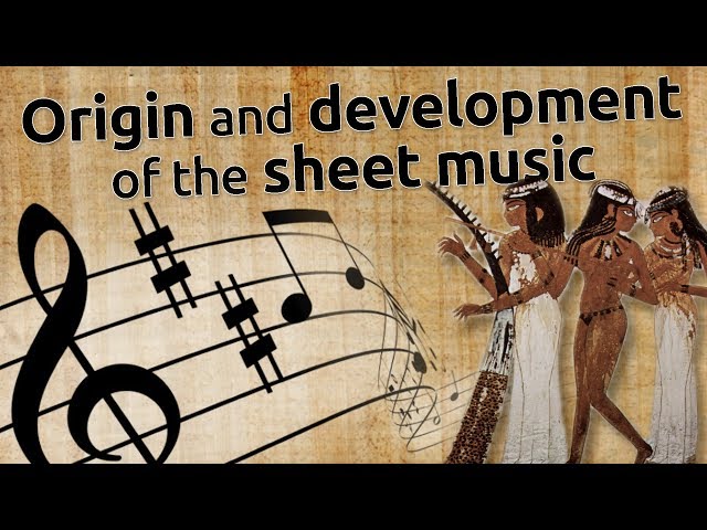 Origin and development of the sheet music! | music2me class=