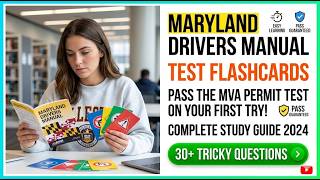 2026 Maryland MVA Permit Test Flashcards: Study Guide to Pass the Written Exam Fast