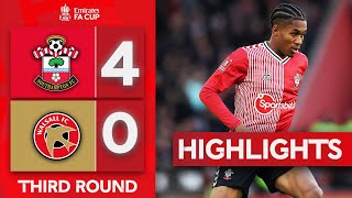 Young Southampton Side Ease Past Sadlers | Southampton 4-0 Walsall | Emirates FA Cup 2023-24