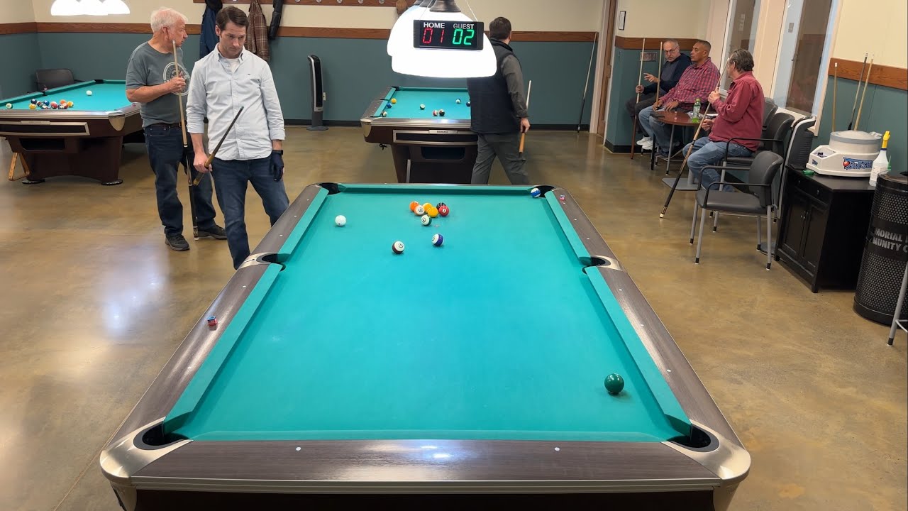 One Pocket @ The Senior Center with The One Stroke Giggler and Larry