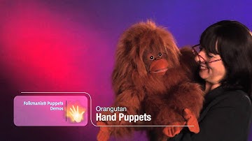 Folkmanis® Orangutan Puppet Demo - Retired