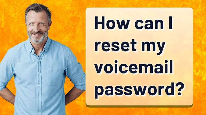 How can I reset my voicemail password?