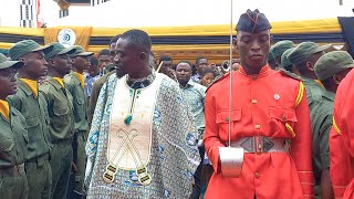 Kwadwo Nkansah Lilwin Inspects His Great Minds School Cardet As They Celebrate 5Years Anniversary