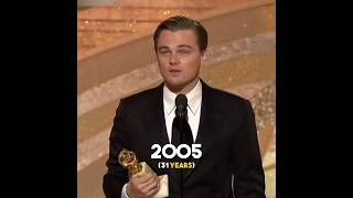 Leonardo DiCaprio through the years (1990-2023) #shorts