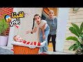 لقينا بيبي قدام بيتنا مريم وسرى والبنات صارو أمهاتها بيبي مجهول علي سرى 