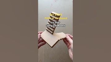 Diy stair using cardboard #architecture  #scalemodel  #diy #diycrafts