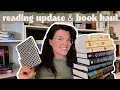 Reading Update and Book Haul