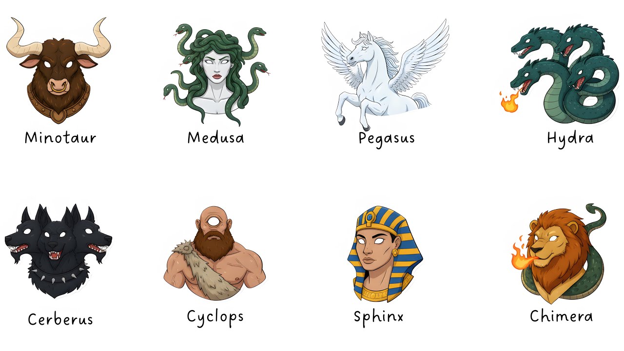Every Greek Mythological Creature Explained in 10 Minutes