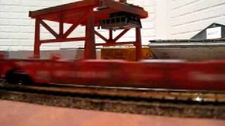 BNSF bare table intermodal train