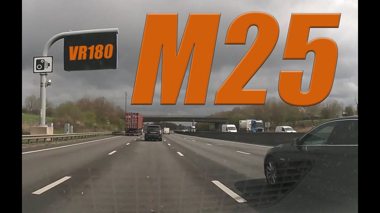 5.7K VR 180 Driving M25 Dartford Crossing under the River Thames