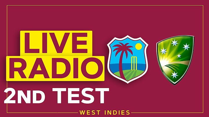 🔴 RADIO | West Indies v Australia | 2nd Test - Day 4