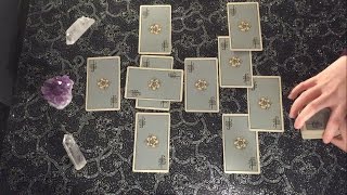 sungoddessashley.com Demonstration of how to do a basic Tarot reading using different card spreads - Part 1 -One Card Draw -