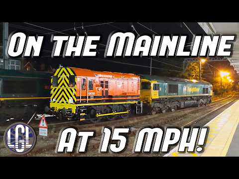 Night Time Mainline run of Felixstowe's Class 08!