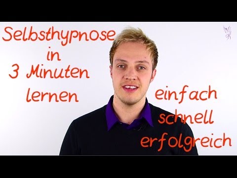 Video: Wie Man Selbsthypnose Lernt