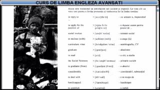 Curs de limba Engleza nivel Avansati (tema-dictionar) - Lectia 1 screenshot 2