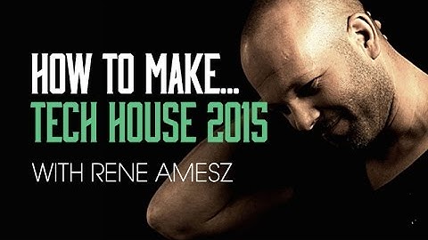 Make Tech House with Rene Amesz - Percussion