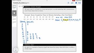 2.2 Step and Leaf Plot Example 3