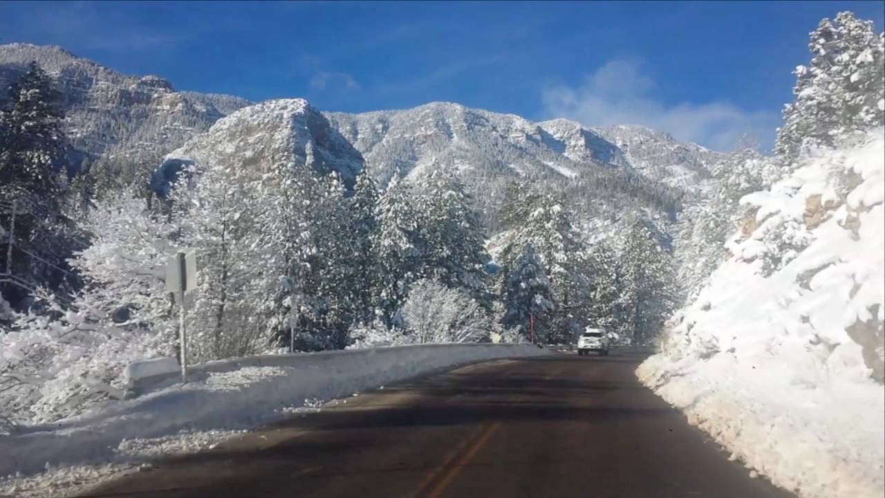 Mt Charleston Winter Drive 1 YouTube