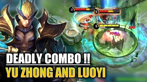 DEADLY COMBO!! GAMEPLAY YU ZHONG AND LUO YI | Build Top Global Yu Zhong - Mobile Legends