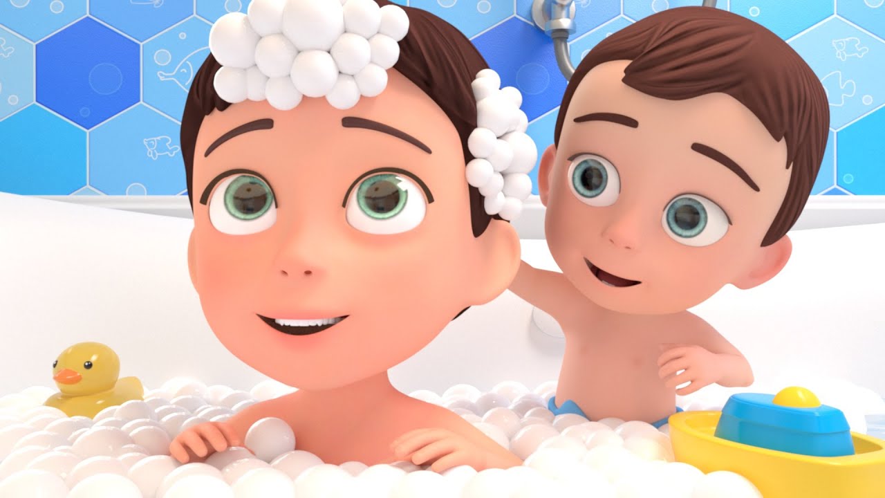 Bath Song | Baby Swimming Pool + more Newborn Baby Songs & Nursery ...