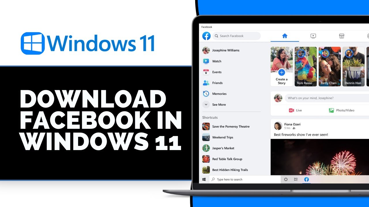 Как скачать Facebook в Windows 11 (2026)