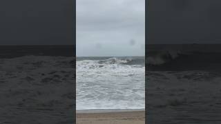 Hurricane Erin chased me around the east coast! #surf #hurricane #storm #outerbanks #virginiabeach