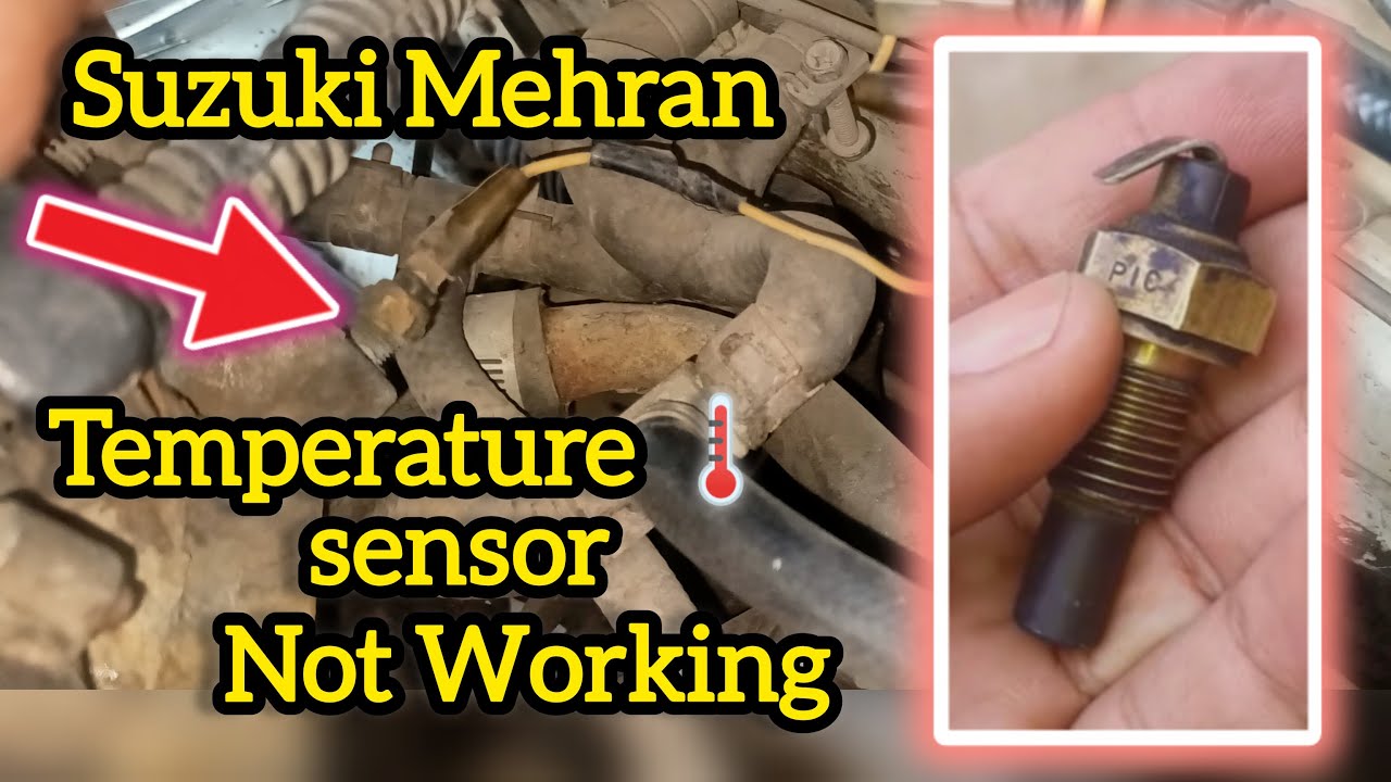 Suzuki Mehran Temperature sensor Not working How to Repair - YouTube