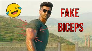 Hritik Roshan's biceps in movie "WAR" were fake