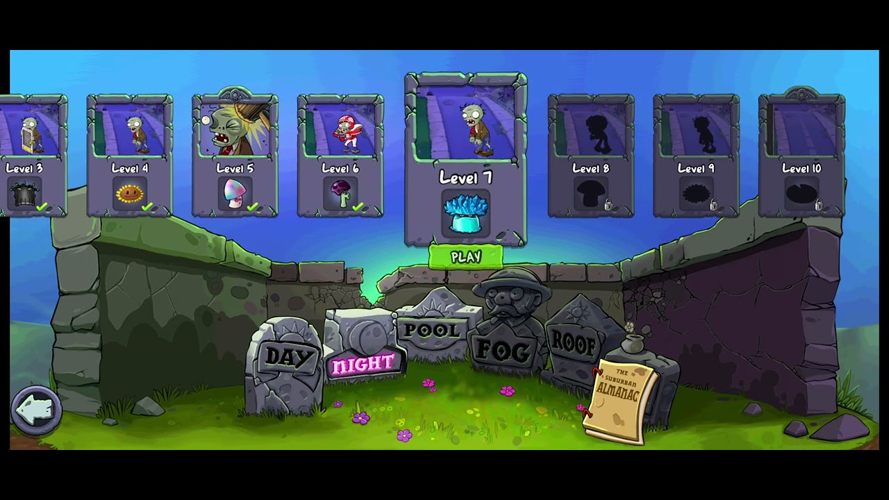 plants-vs-zombies-night-stage-level-5-8-youtube