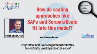 How do scaling approaches like SAFe and Scrum@Scale fit into this model?
