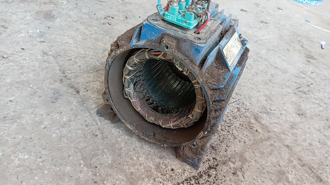 3 Hp motor winding 3phase motor 1450 rpm connection rewinding and diagram