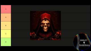 Diablo II Personal Tier List, Smiley4baseball