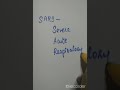 Shorts SARS Abbreviation Covid 