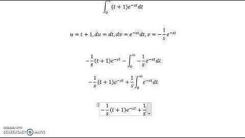 Laplace transform definition