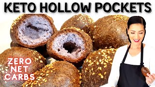 Keto Hollow Pockets | 0g Net Carbs | Low Carb Bun