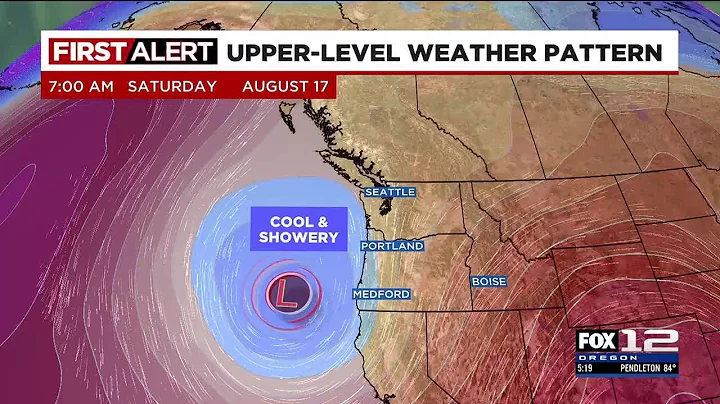 First Alert Wednesday evening FOX 12 weather forecast (8/14)