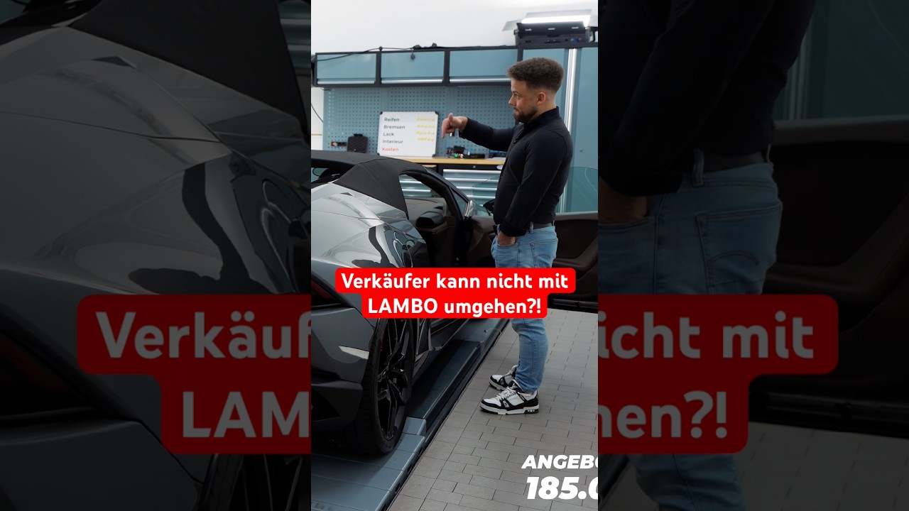 Serkan tippt auf doppelt so viele Kilometer... Dieser Lamborghini wirkt härter genutzt als gedacht!