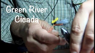 HCFF James Boehm Green River Cicada Advanced Fly Tying 2016 Green River Flies Part 1 of 3