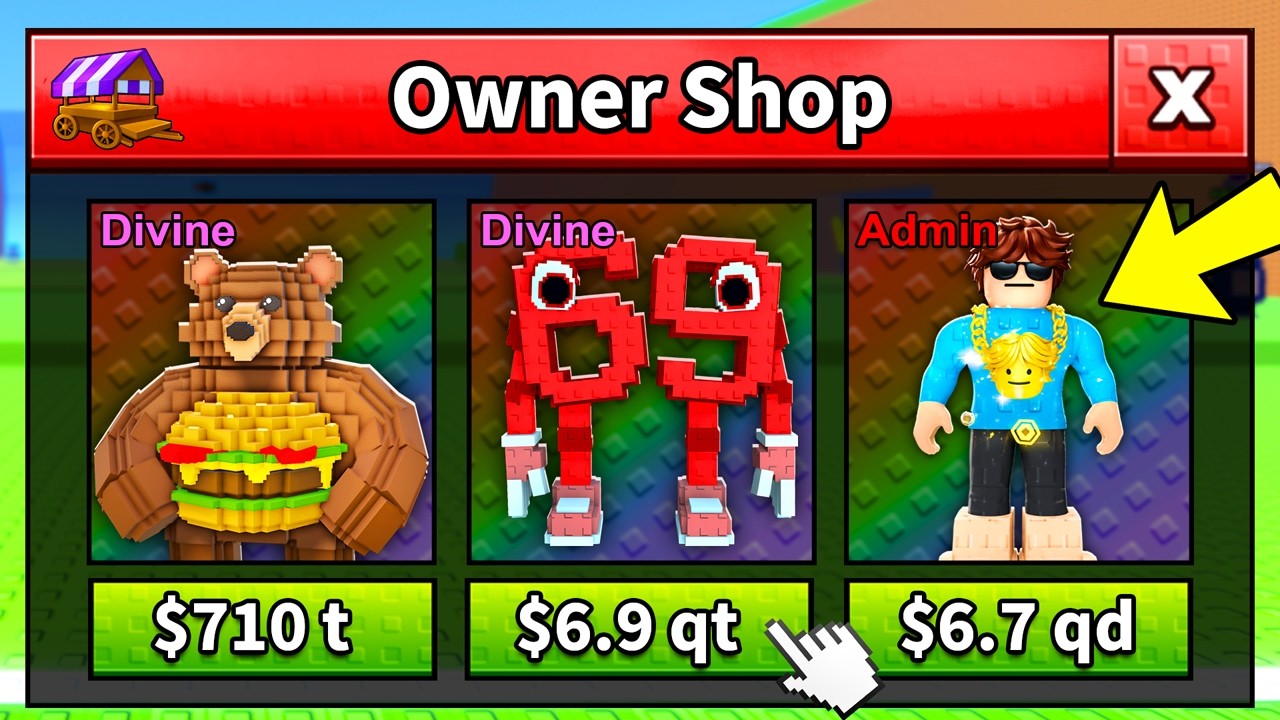 Escape Tsunami, But You Can Buy OWNER BRAINROTS