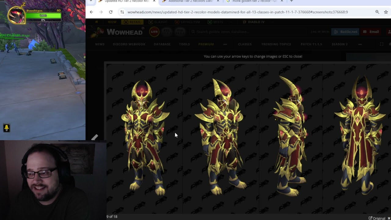 First Look WoW 11.1.7 New Datamined HD Tier 2 Recolors