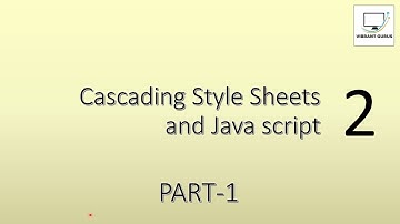 How to create style sheet|Cascading Stylesheets and JavaScript |ch-2 Computer Studies| std12 G.S.E.B