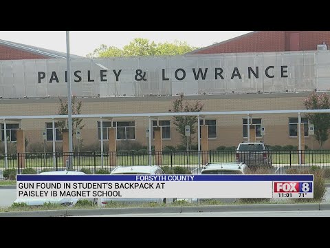 Gun found in student’s backpack at Paisley IB Magnet School in Winston-Salem