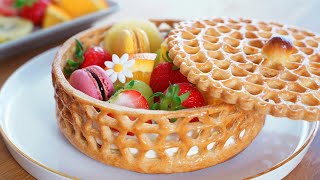 I hope this tart is the most beautiful tart (pie) in the world. 🙏😄 / Amazing Fruit Tart (Pie)